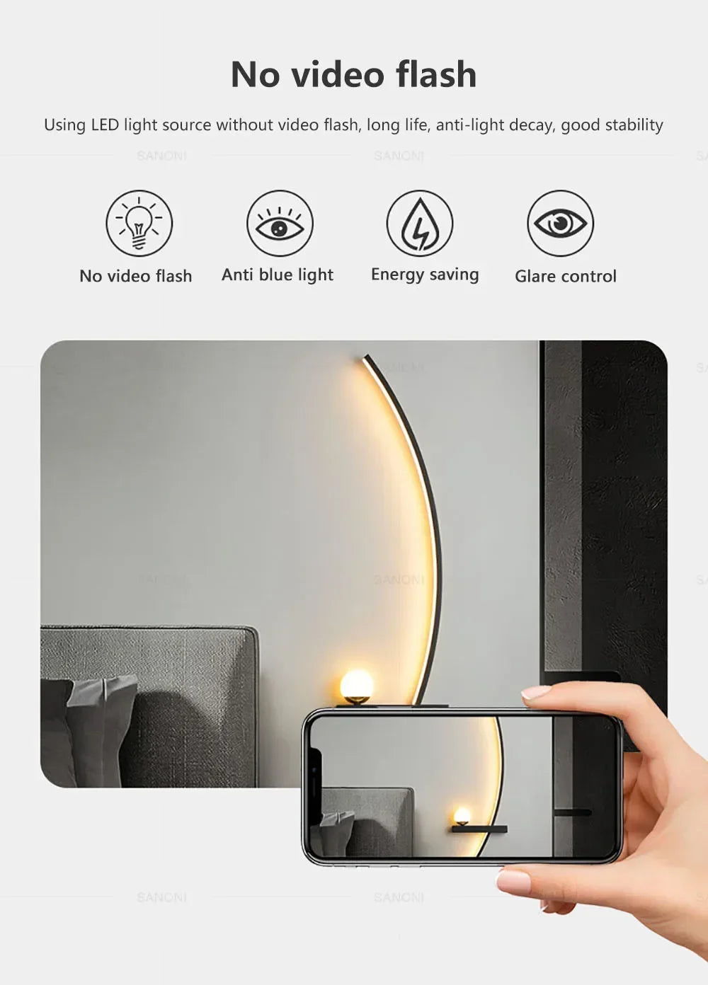 Nordic LED Wall Lamp Stripes