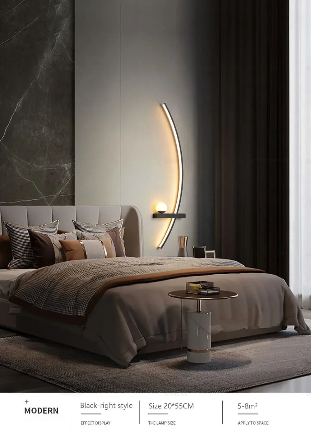 Nordic LED Wall Lamp Stripes