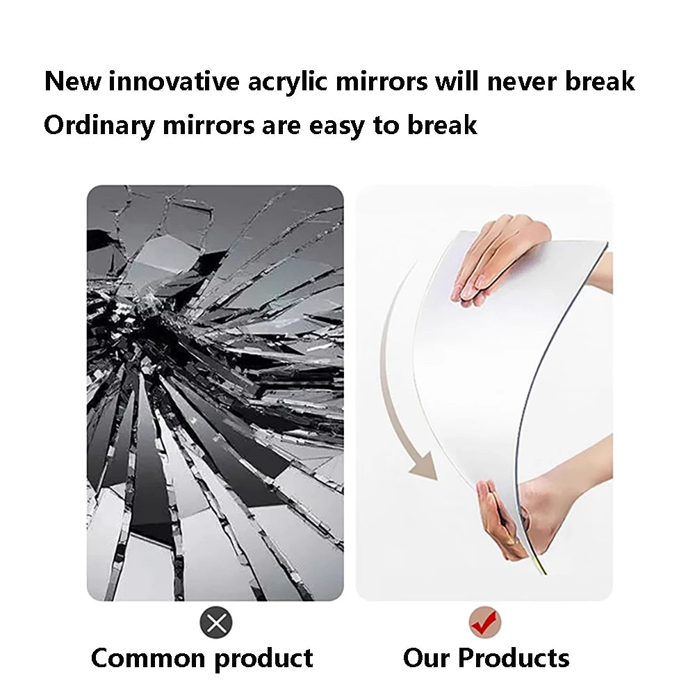 Wall Mirror Sticker