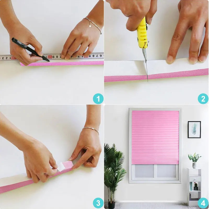 Self-Adhesive Blackout Non-Woven Fabric Curtain