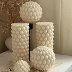 Fried Dough Twists round candle