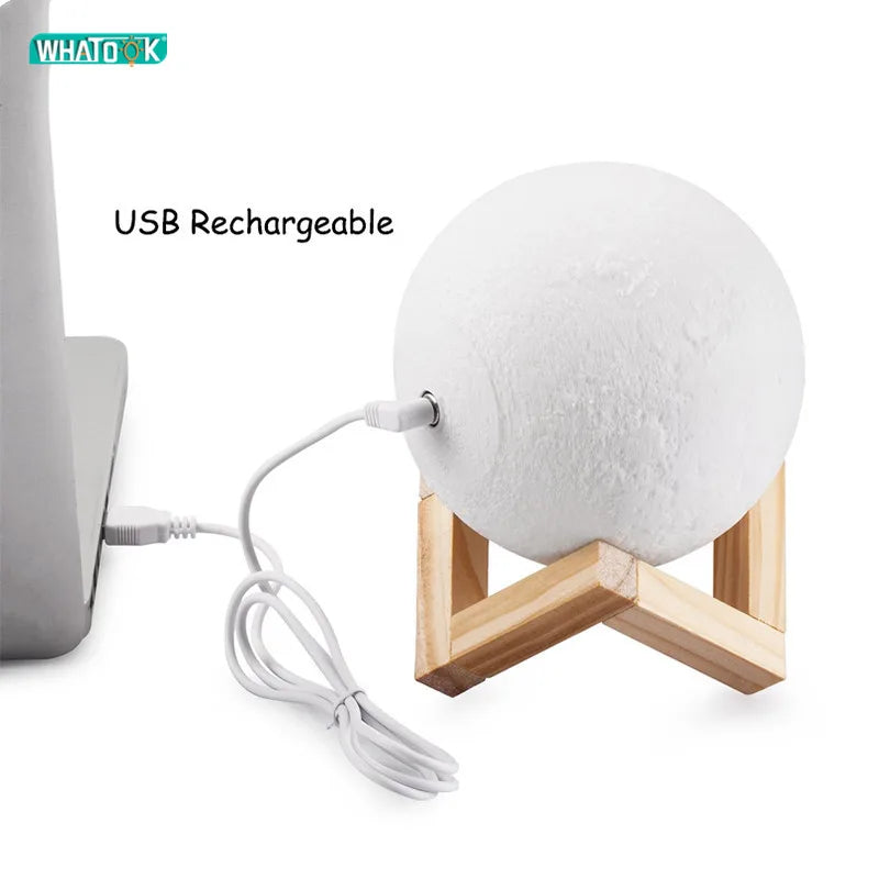 3D Print Moon Lamp