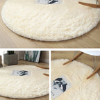 Fur Round Mat Kids