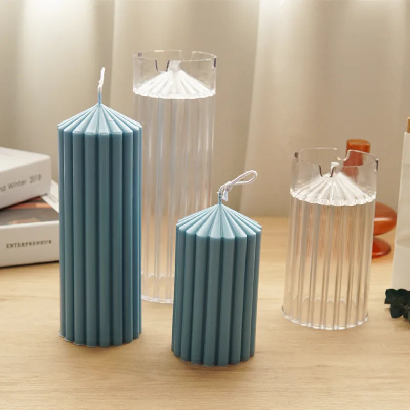 Fried Dough Twists round candle