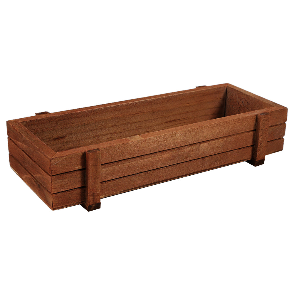 Wooden Herb Flower Succulent Planter