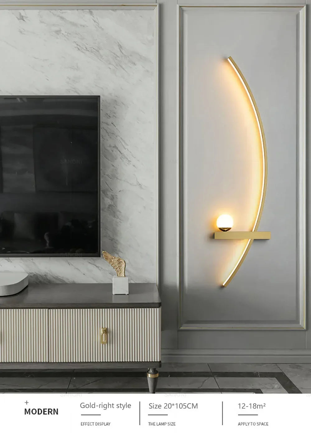 Nordic LED Wall Lamp Stripes